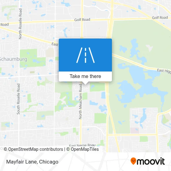 Mayfair Lane map