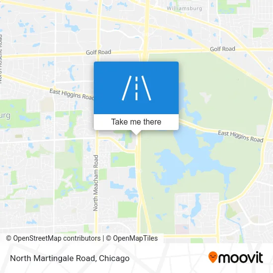 Mapa de North Martingale Road