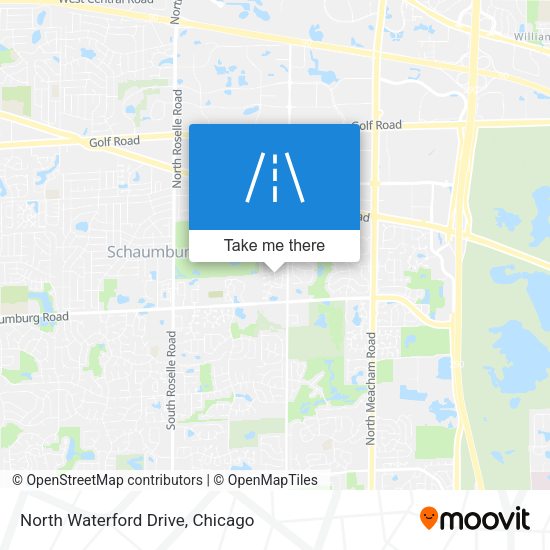 Mapa de North Waterford Drive