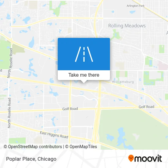 Poplar Place map