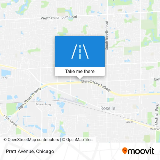 Pratt Avenue map