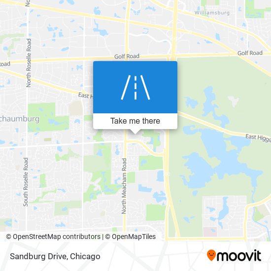 Mapa de Sandburg Drive