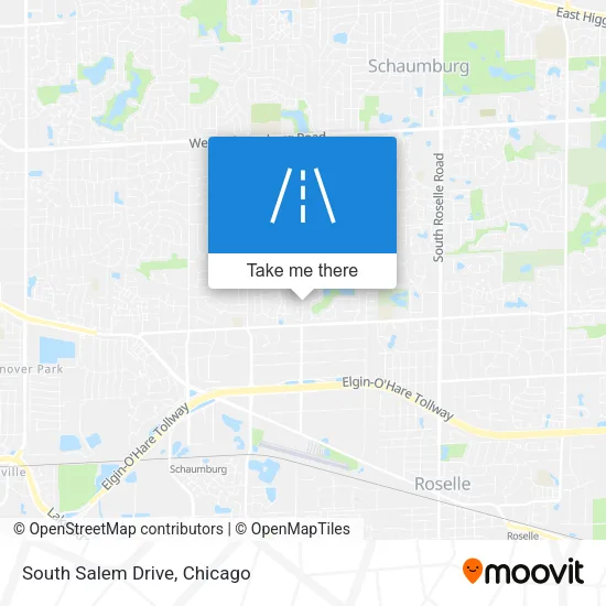 South Salem Drive map
