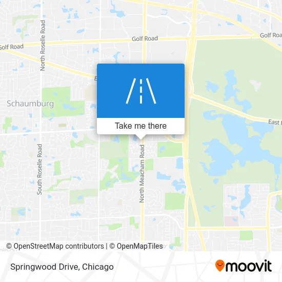 Springwood Drive map