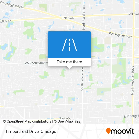 Timbercrest Drive map