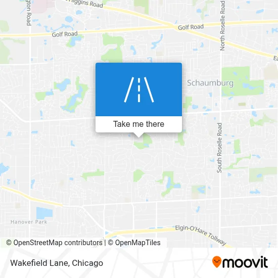Wakefield Lane map