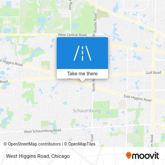 Mapa de West Higgins Road