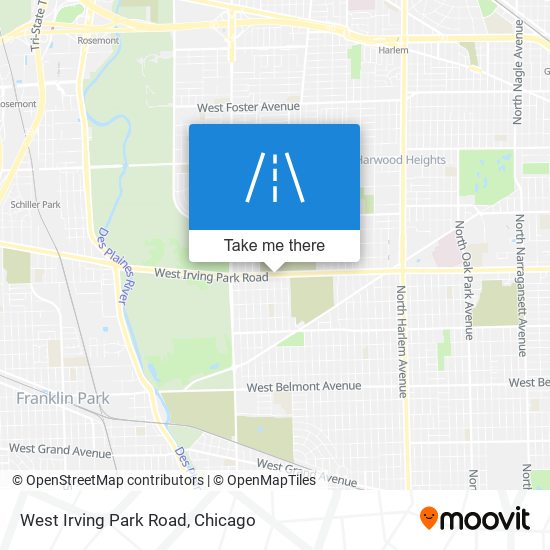 West Irving Park Road map