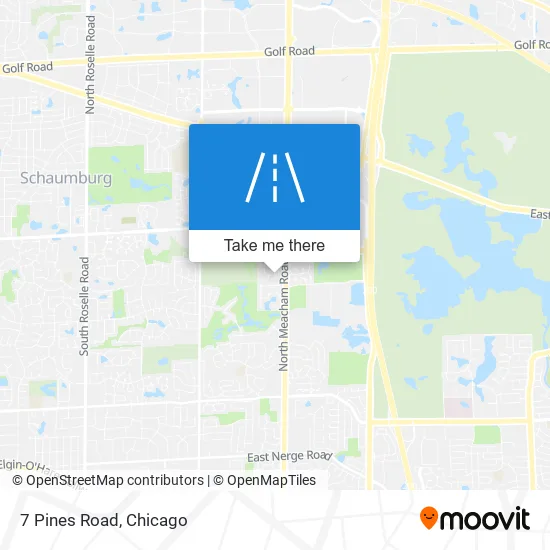 7 Pines Road map