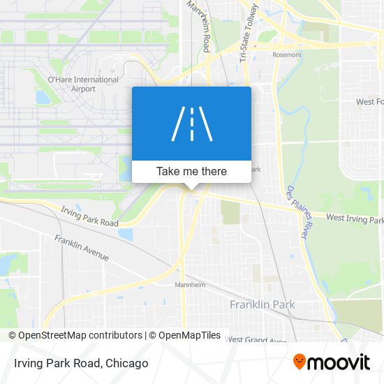 Mapa de Irving Park Road