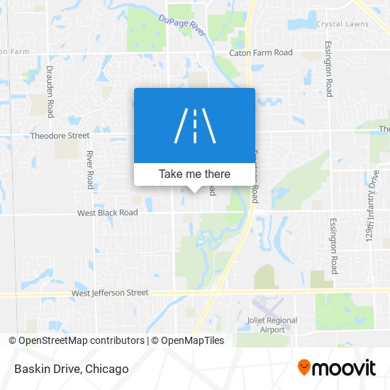 Baskin Drive map