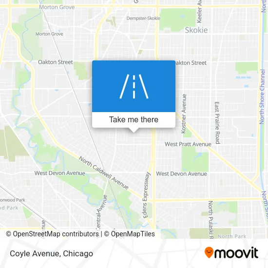 Coyle Avenue map