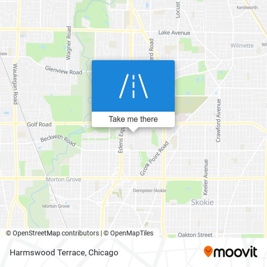 Harmswood Terrace map