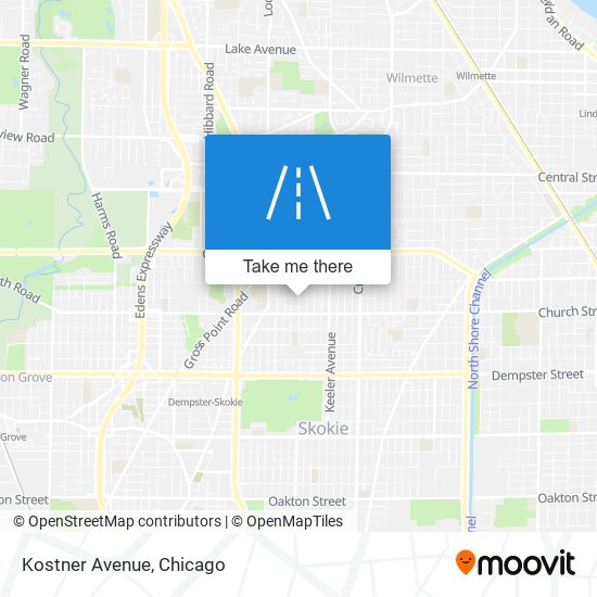 Kostner Avenue map