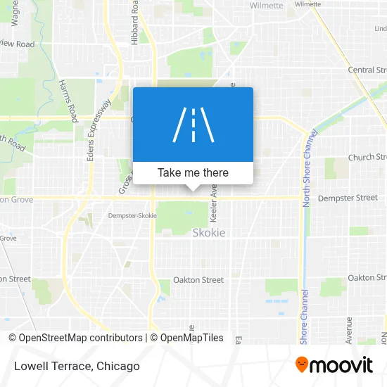 Lowell Terrace map