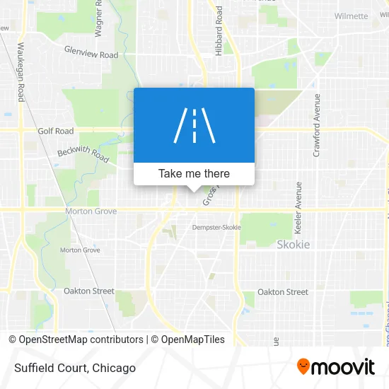 Suffield Court map