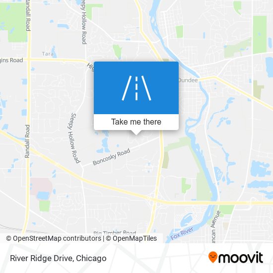 River Ridge Drive map
