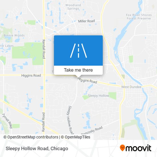 Mapa de Sleepy Hollow Road