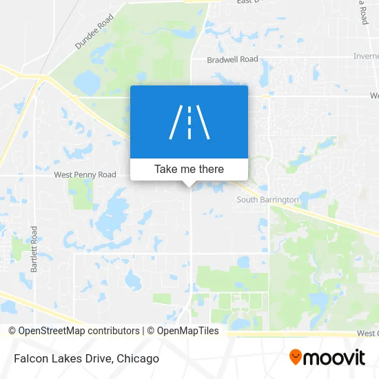 Falcon Lakes Drive map