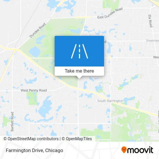 Farmington Drive map