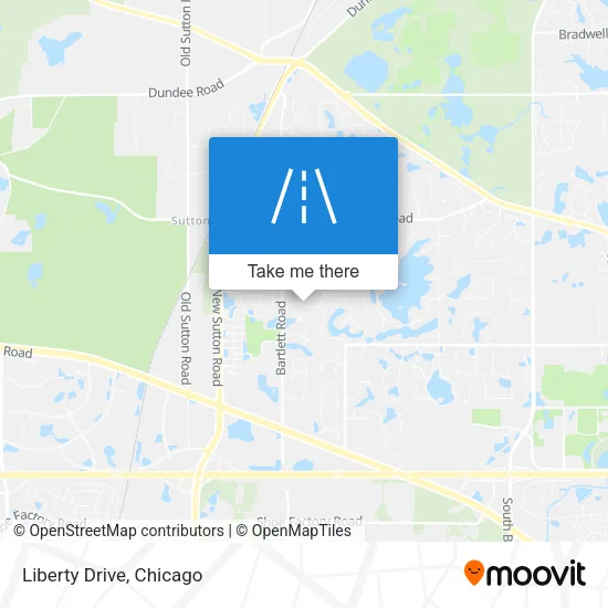 Liberty Drive map