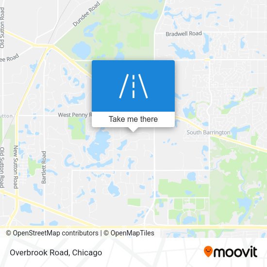 Mapa de Overbrook Road
