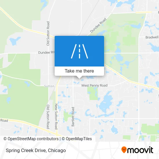 Spring Creek Drive map