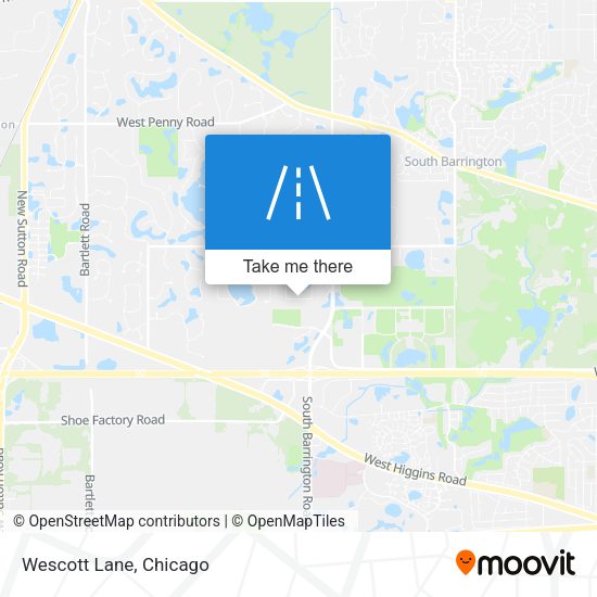 Mapa de Wescott Lane