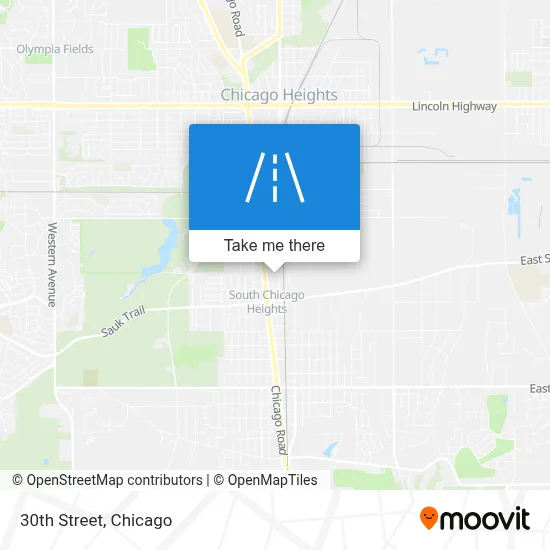 30th Street map