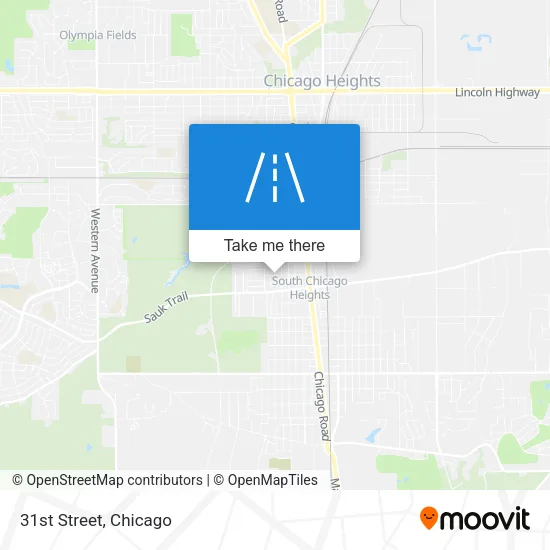 31st Street map