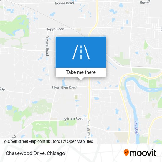 Chasewood Drive map