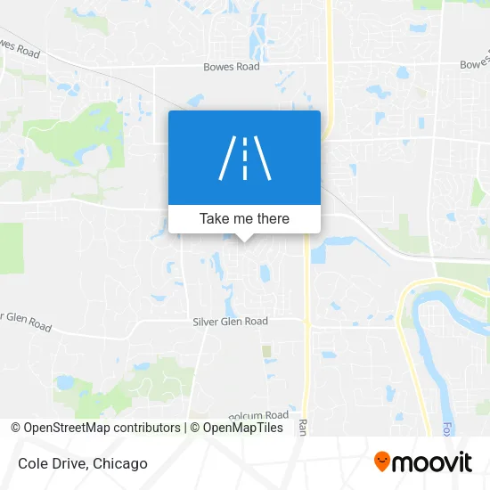 Cole Drive map
