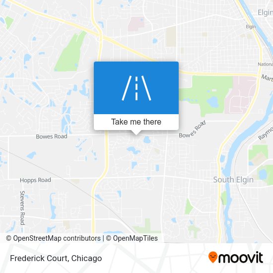Mapa de Frederick Court