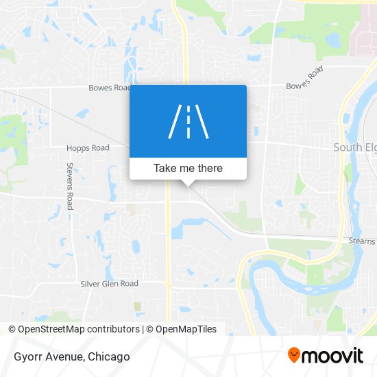 Gyorr Avenue map