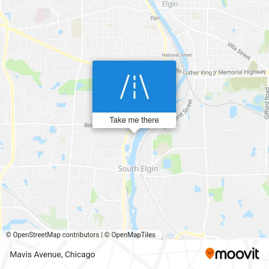 Mavis Avenue map