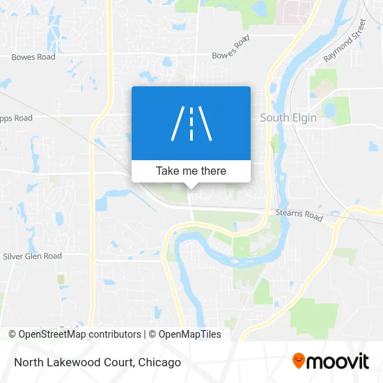 North Lakewood Court map