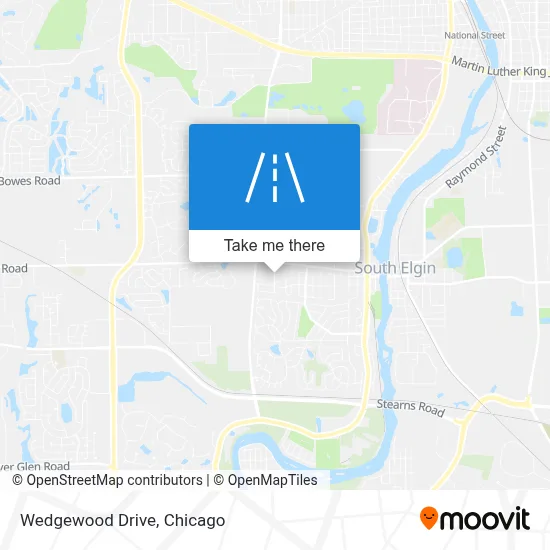 Wedgewood Drive map