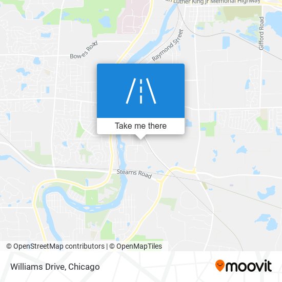 Williams Drive map