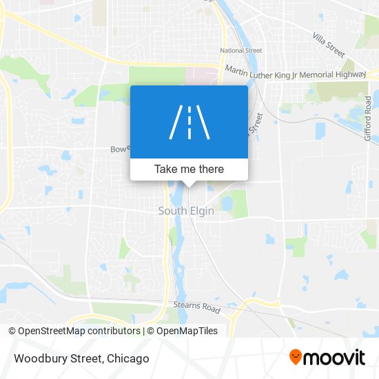 Woodbury Street map