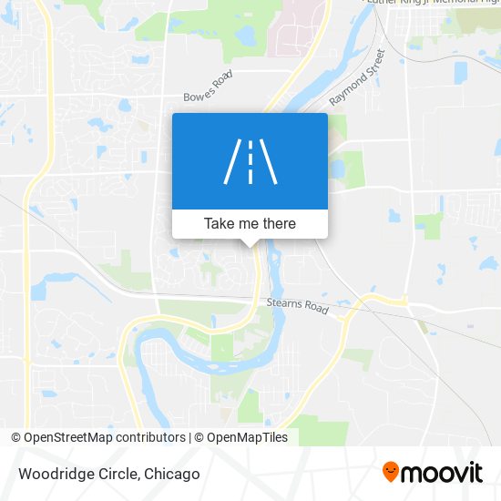 Woodridge Circle map
