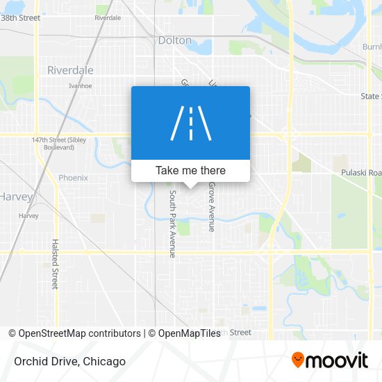 Mapa de Orchid Drive