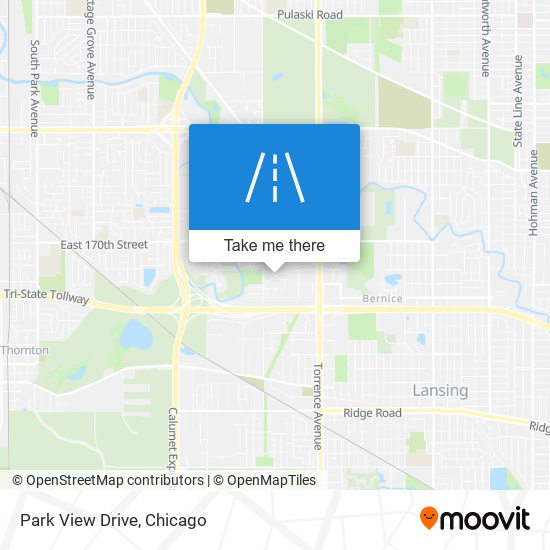 Park View Drive map