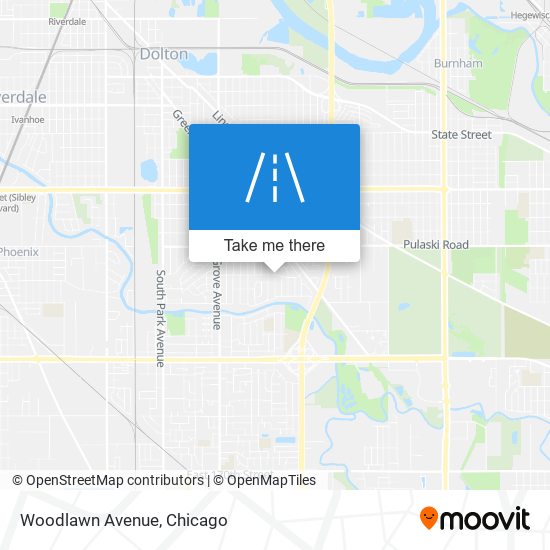 Woodlawn Avenue map