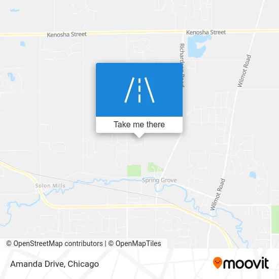 Amanda Drive map