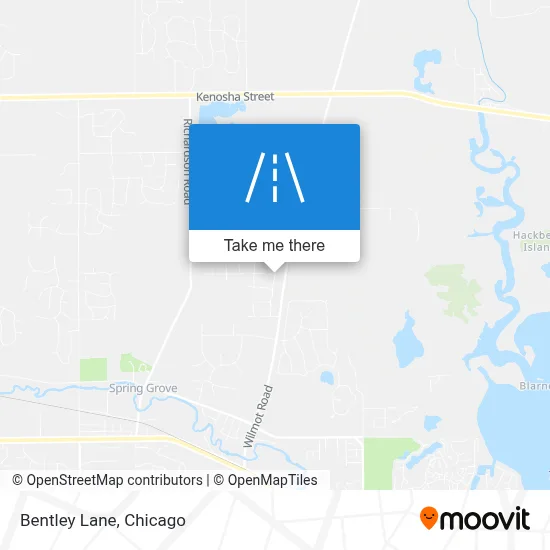 Bentley Lane map