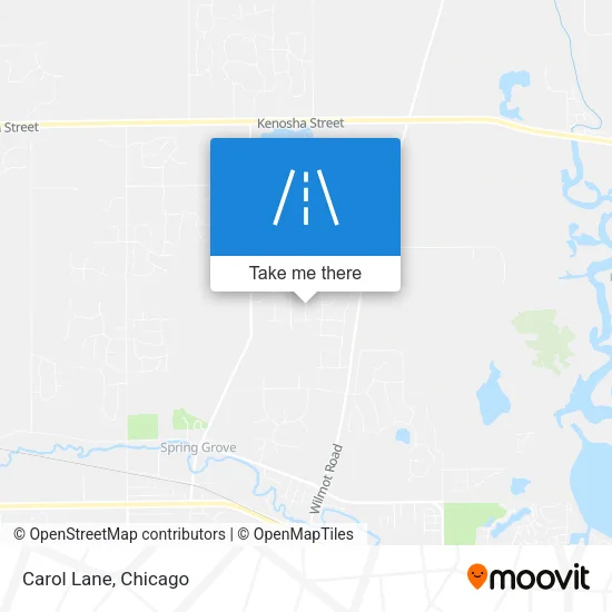 Carol Lane map