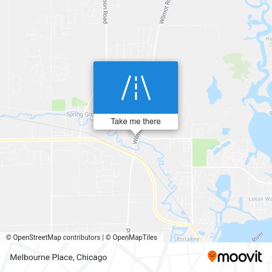 Mapa de Melbourne Place