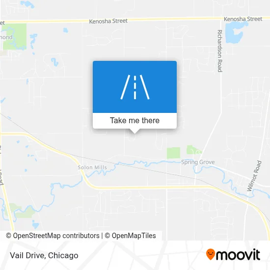 Vail Drive map
