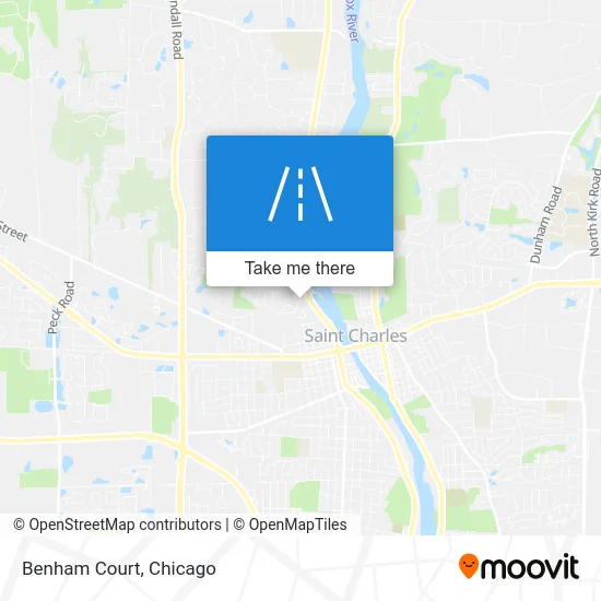 Benham Court map