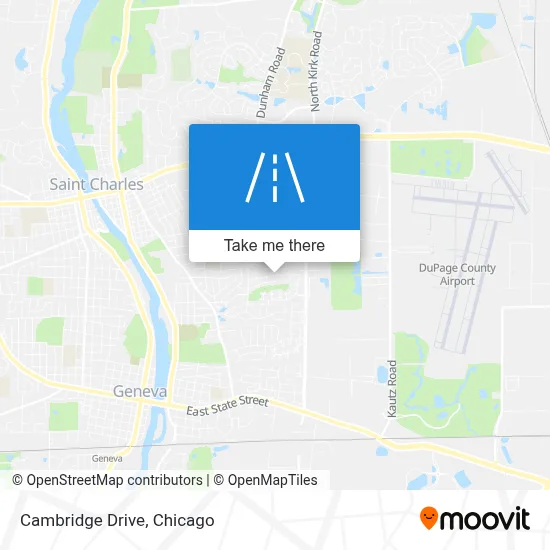 Cambridge Drive map